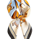 Chic Accent Scarf In Yellow - Infinity Raine