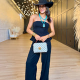 Gilded Evening Pinstripe Pants