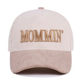 Mommin Two Tone Corduroy Cap in Ash Mocha - Infinity Raine