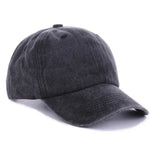 Vintage Wash Baseball Cap in Black - Infinity Raine