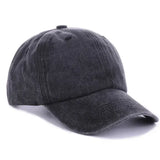 Vintage Wash Baseball Cap in Black - Infinity Raine