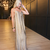 City Daze Slip Dress In Taupe