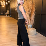 Shelby Embellished Sweater Vest in Charcoal
