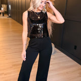 Encore Sequin Shell Top