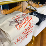 Merry Christmas Reindeer Sleigh Crewneck Sweatshirt