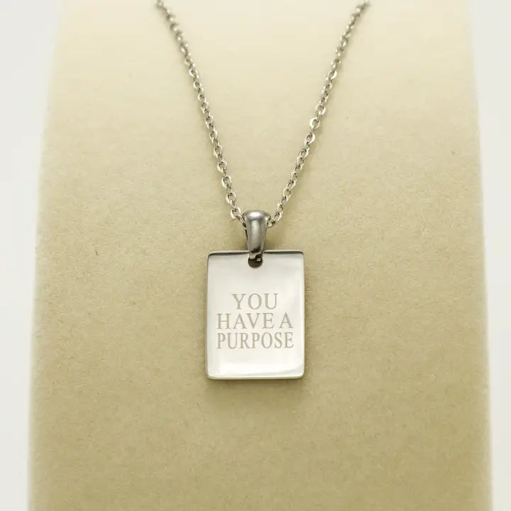 You Have A Purpose Pendant Necklace - Infinity Raine