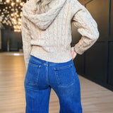 L.T.J. Medium Super Wide Leg Jeans with Twisted Side Seam