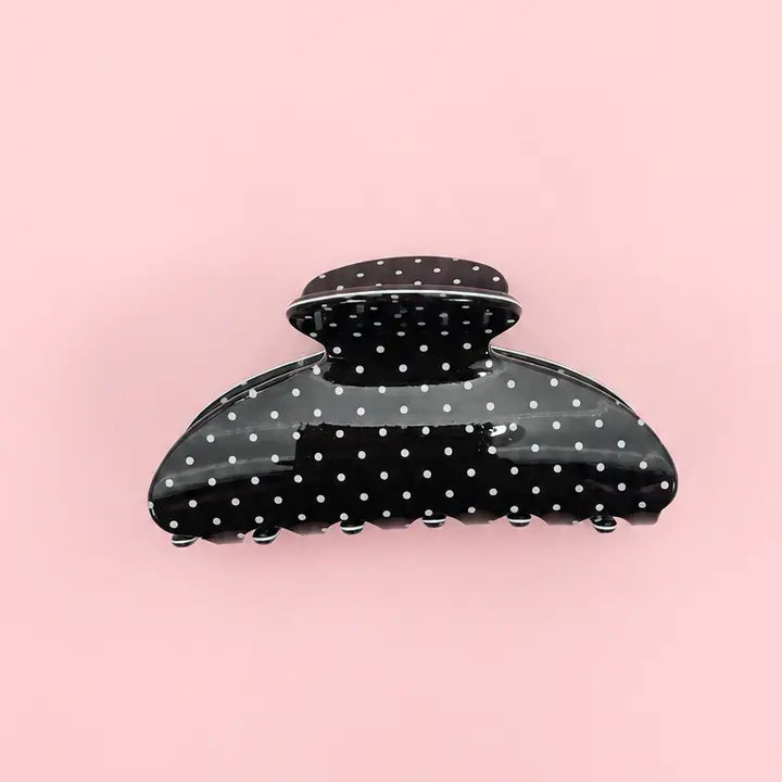Polka Dot Hair Claw Clip - Infinity Raine