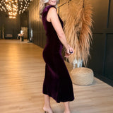 Femme Fatale Midi Dress