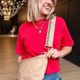 Westlyn Woven Bum Bag In Taupe
