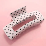Polka Dot Hair Claw Clip In Pink - Infinity Raine