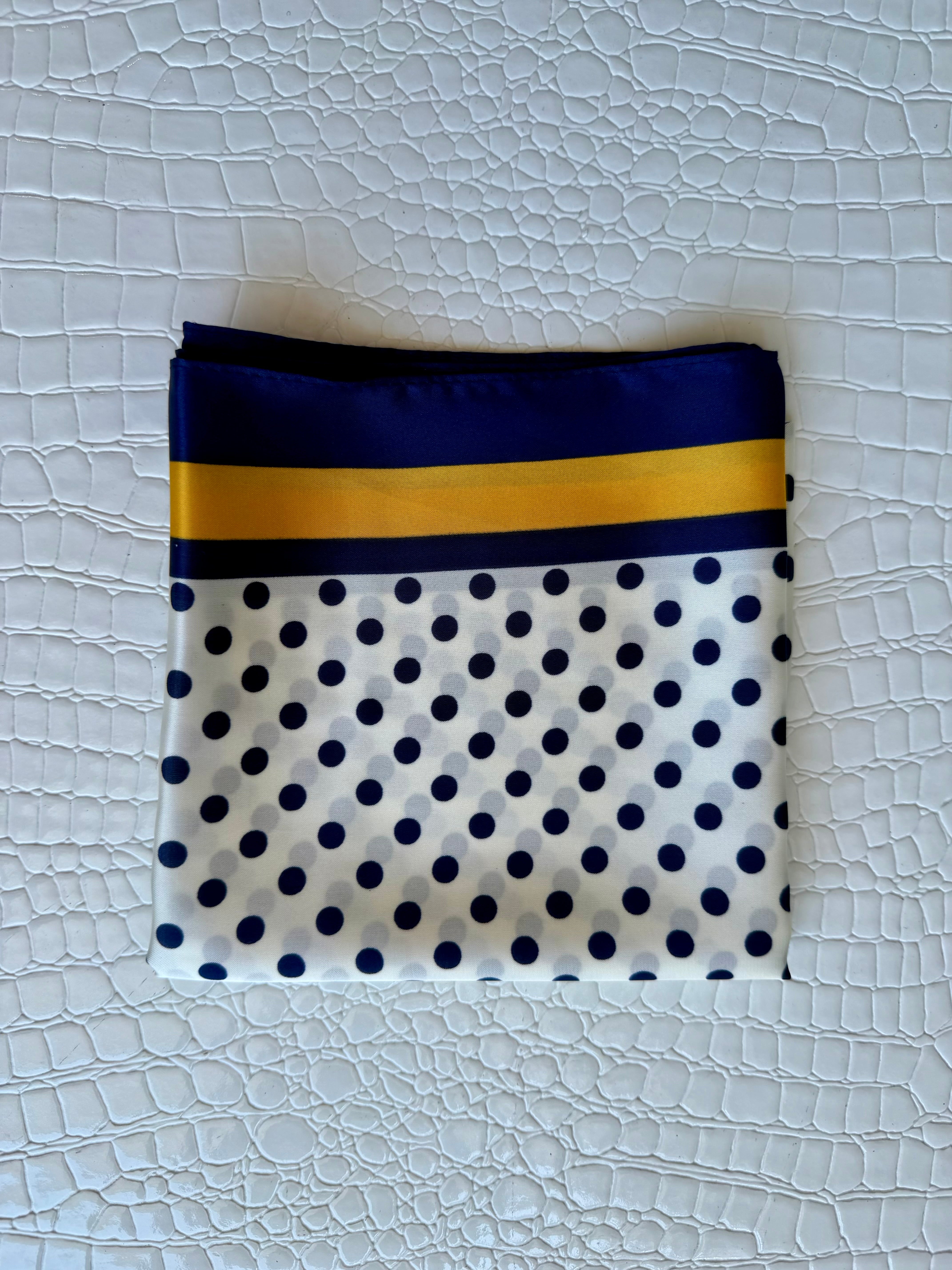 Chic Accent Scarf In Polka Dot - Infinity Raine