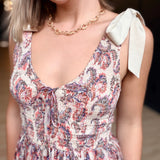 En Province Midi Dress In Multi