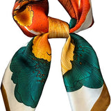 Chic Accent Scarf In Red And Green - Infinity Raine