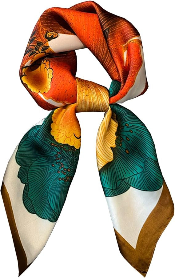 Chic Accent Scarf In Red And Green - Infinity Raine