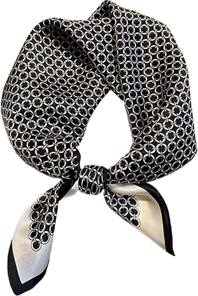 Chic Accent Scarf In Black - Infinity Raine