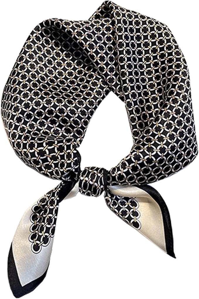 Chic Accent Scarf In Black - Infinity Raine