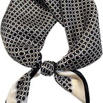 Chic Accent Scarf In Black - Infinity Raine