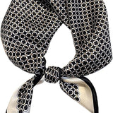 Chic Accent Scarf In Black - Infinity Raine