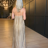 City Daze Slip Dress In Taupe
