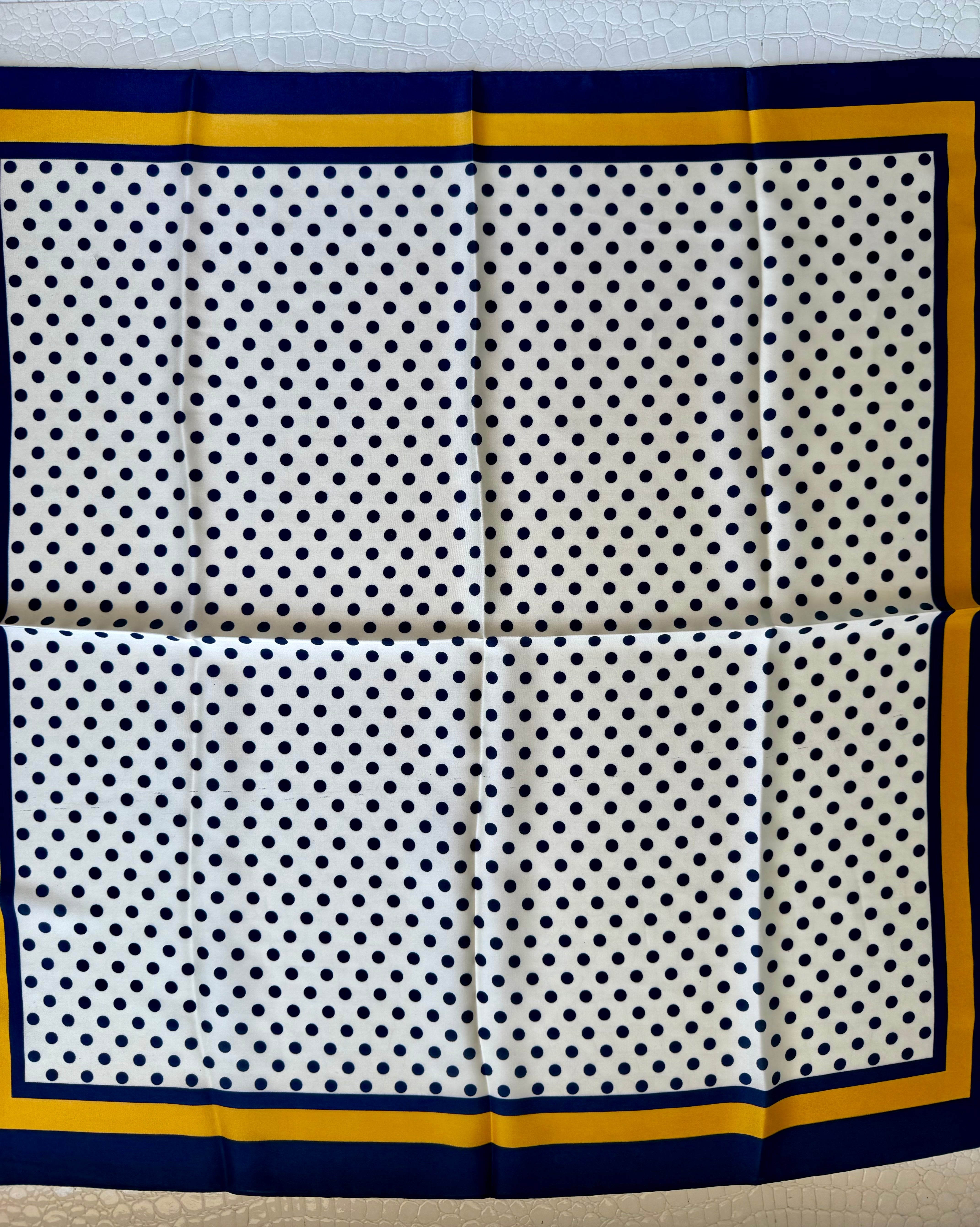 Chic Accent Scarf In Polka Dot - Infinity Raine