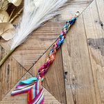 Braided Scarf Chain Bag Accessory In Vibrant - Infinity Raine
