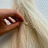 Tiny Gold Pave T Bracelet - Infinity Raine