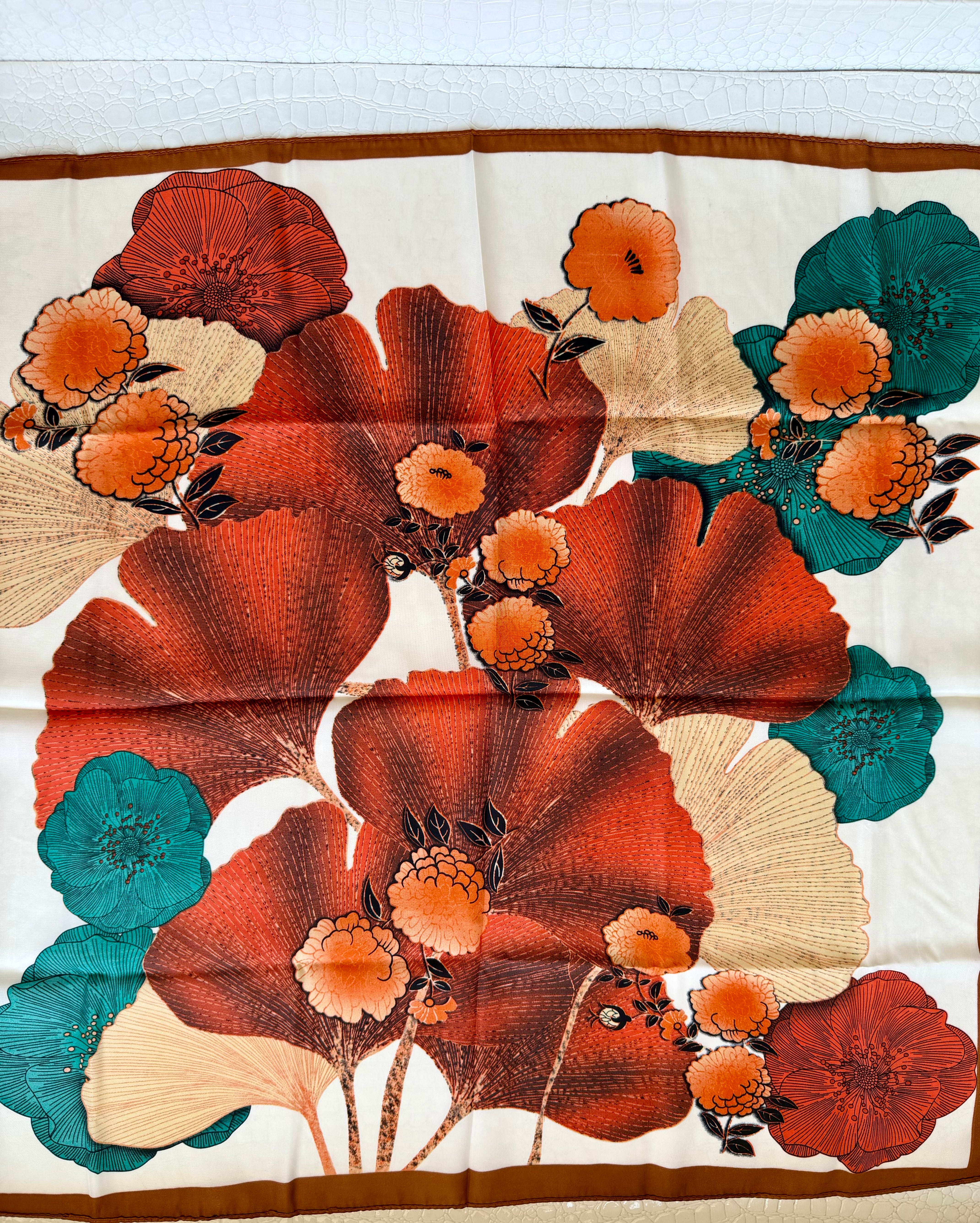 Chic Accent Scarf In Red And Green - Infinity Raine