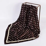 Large Polka Dot Print Bandana Scarf - Infinity Raine