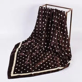 Large Polka Dot Print Bandana Scarf - Infinity Raine