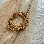 Gold Stack Tennis Bracelet - Infinity Raine