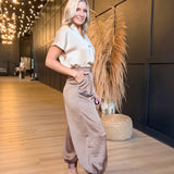 Melody Balloon Pants In Taupe