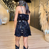 Sequin Dreams Bubble Mini Dress