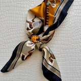 Chic Accent Scarf In Yellow - Infinity Raine