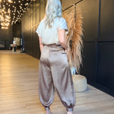 Melody Balloon Pants In Taupe