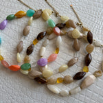 Irregular Chunky Marble Resin Beads Necklace - Infinity Raine