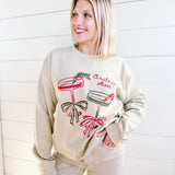 Christmas Please Holiday Crewneck Sweatshirt