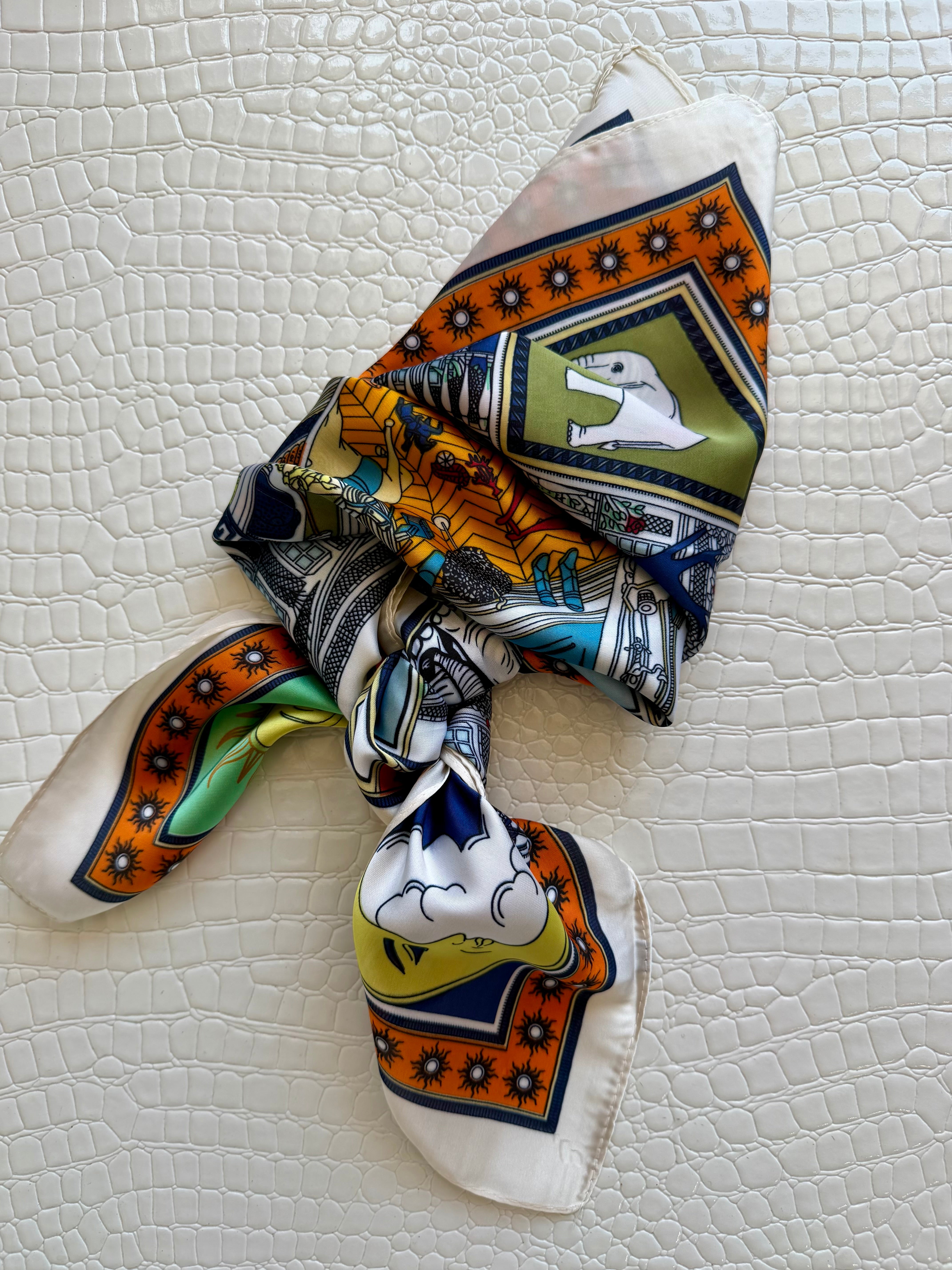 Chic Accent Scarf In Multi - Infinity Raine