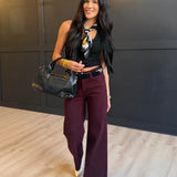 Ruby Studded Knit Tank In Black