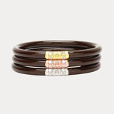 BuDhaGirl All Weather Bangles In Chocolate