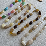 Irregular Chunky Marble Resin Beads Necklace - Infinity Raine