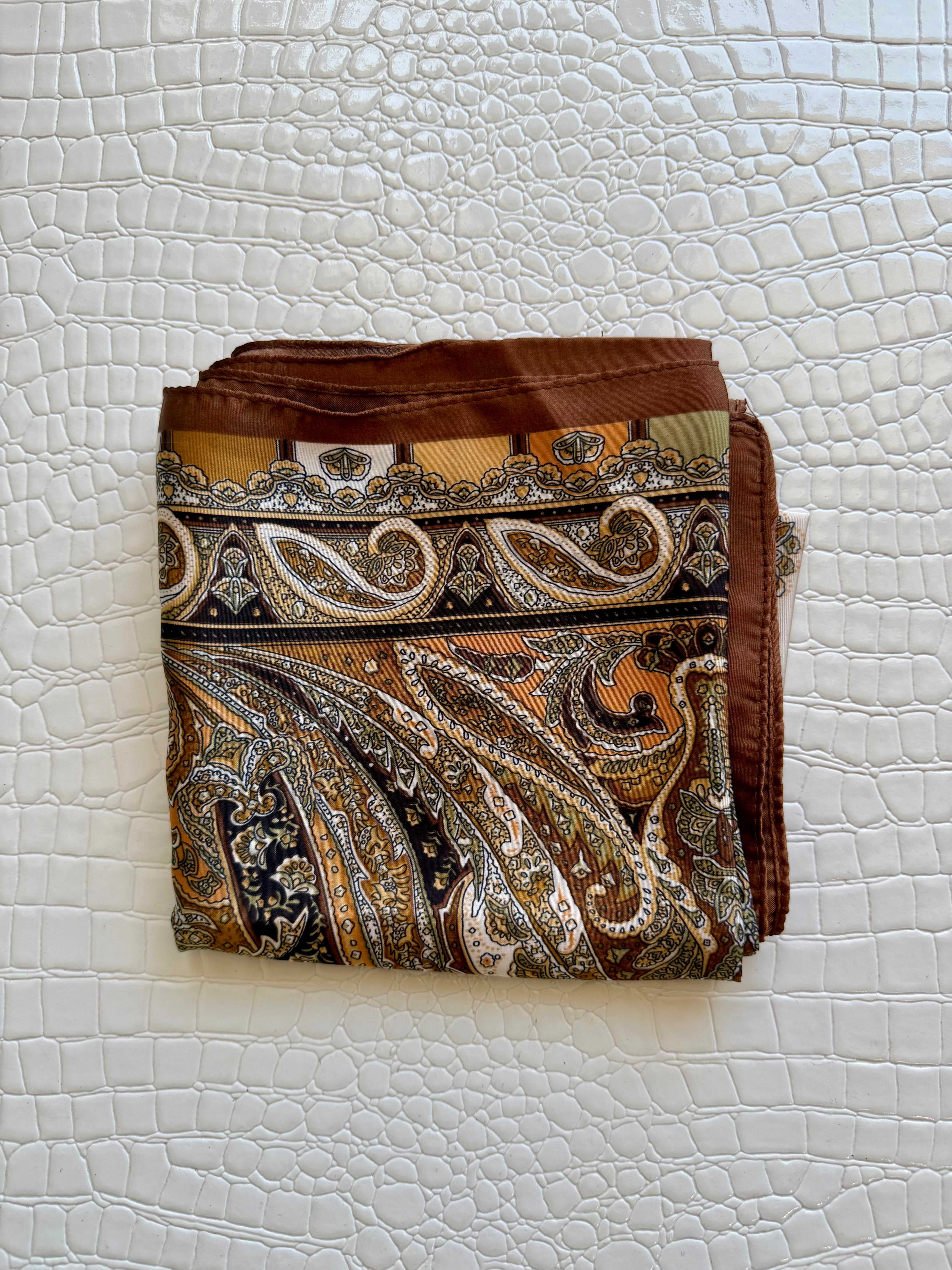 Chic Accent Scarf In Cocoa - Infinity Raine