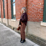 Lola Plaid Sweater Jacket In Oak Multi