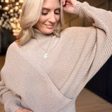 Teagan Two Piece Sweater In Oatmeal
