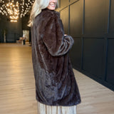 Shyloh Fur Coat In Oak