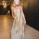 City Daze Slip Dress In Taupe