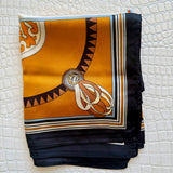 Chic Accent Scarf In Yellow - Infinity Raine