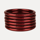 BuDhaGirl All Weather Bangles In Merlot