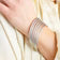 Silver Lumine All Weather Bangles® (Set of 6) - Infinity Raine