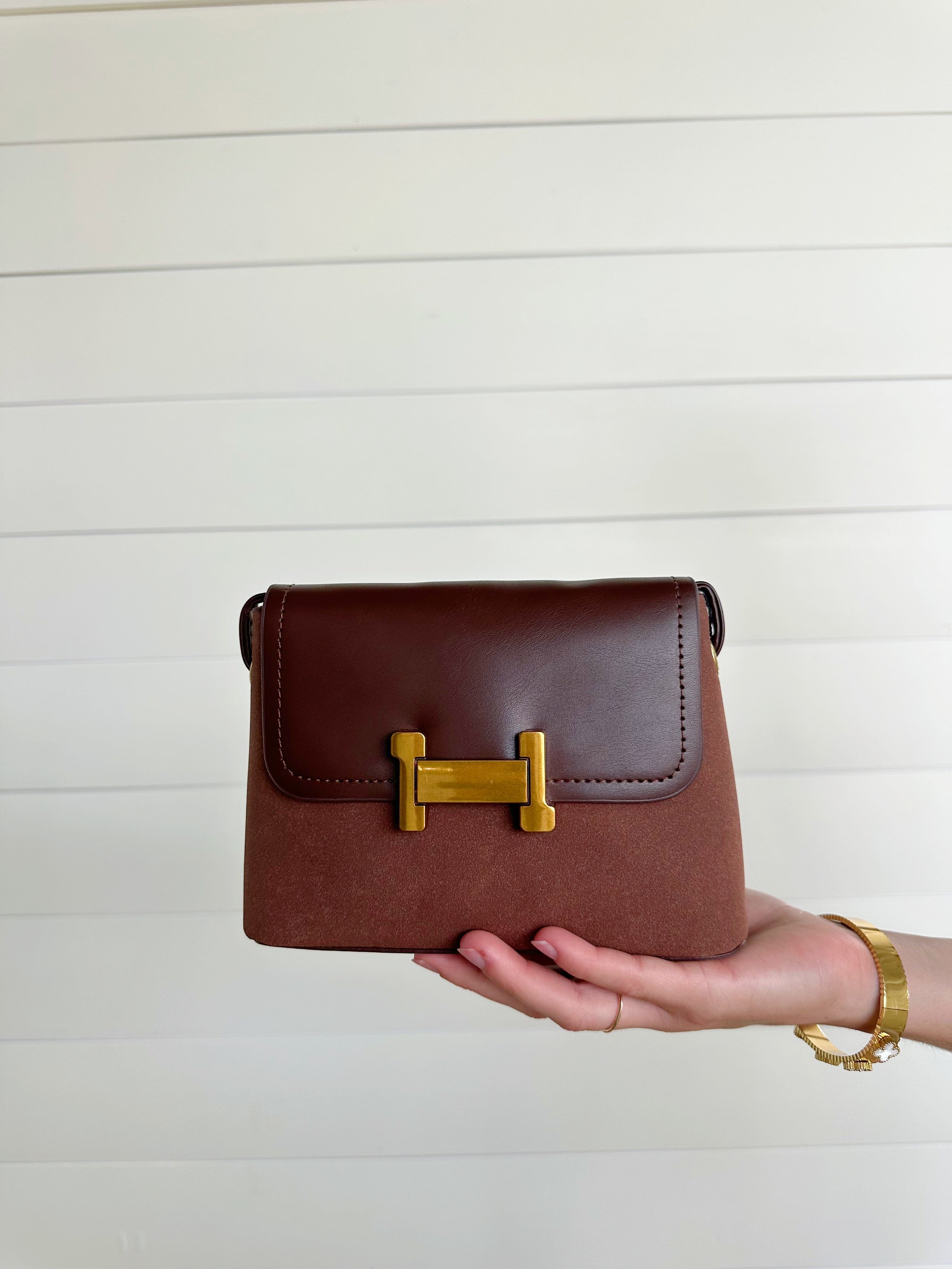 Faxu Leather Cross Body Bag - Infinity Raine